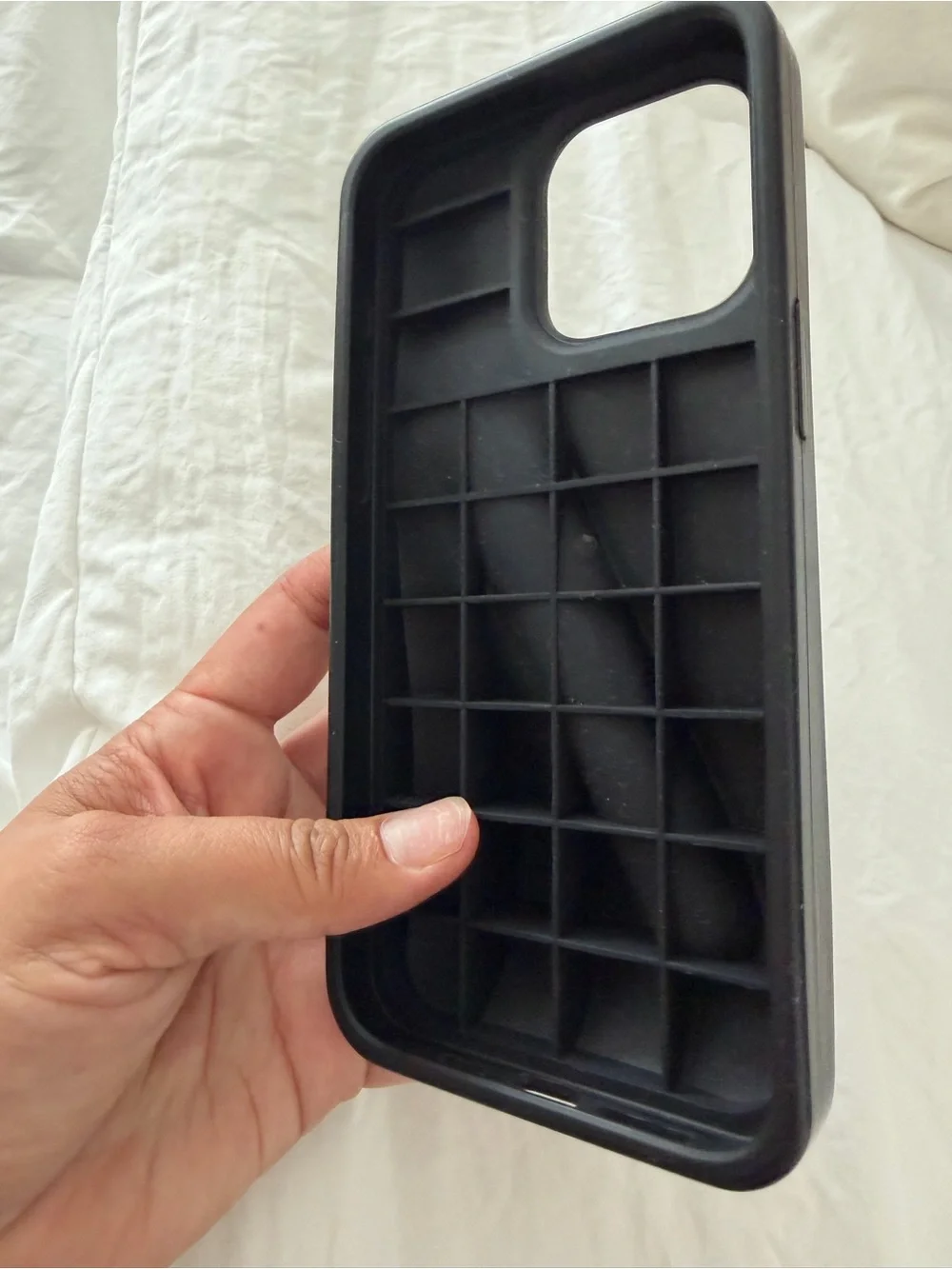 Used Authentic Rhode Silicone Black Lip Case For IPhone 15 Pro Max